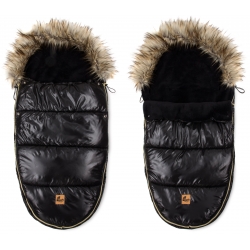 ŚPIWOREK do wózka FUTRO plusz GOLD długość 95 CM